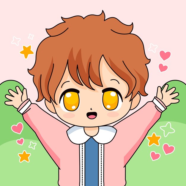 手描きアニメかわいいイラスト