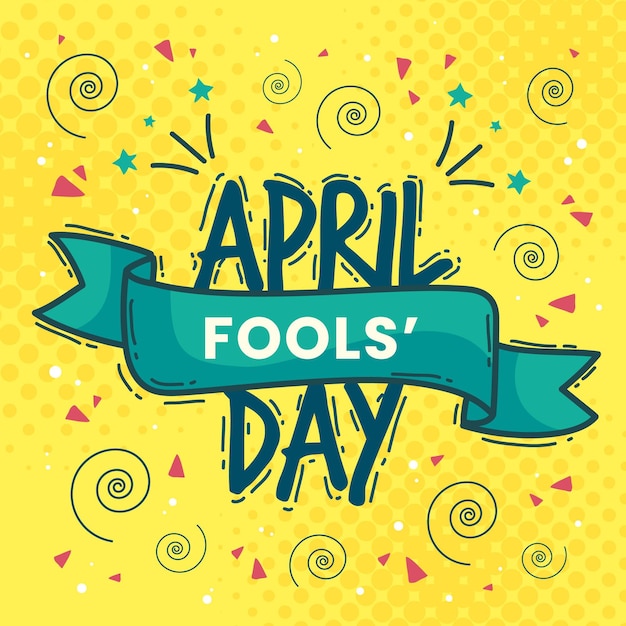 Free Vector | Hand drawn april fools' day illustration