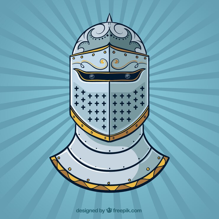 Free Vector hand drawn armor background