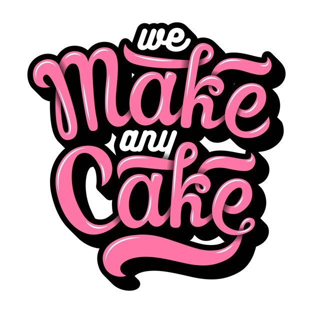 Download Free Hand Drawn Bakery Lettering Premium Vector Use our free logo maker to create a logo and build your brand. Put your logo on business cards, promotional products, or your website for brand visibility.