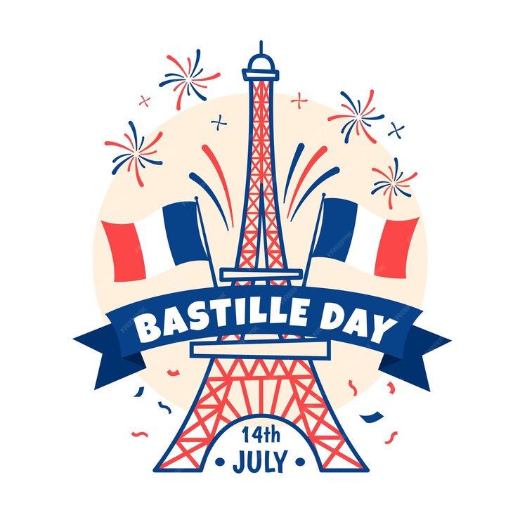 Free Vector | Hand drawn bastille day concept