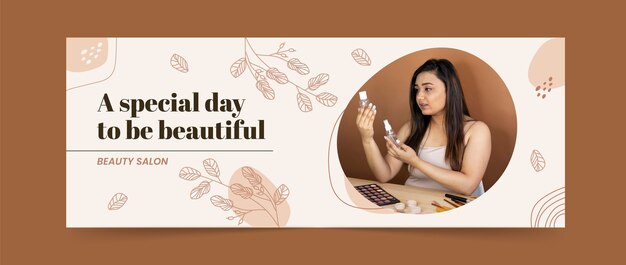 Hand drawn beauty template