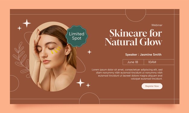 hand drawn beauty template