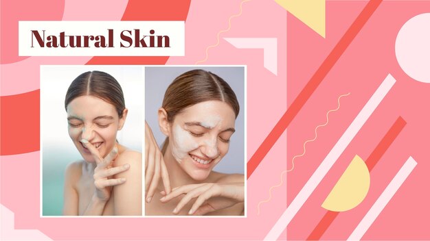 Hand drawn beauty youtube thumbnail
