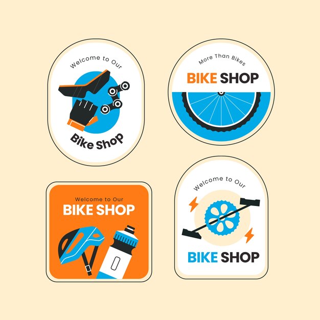 Ручные этикетки для магазинов велосипедов