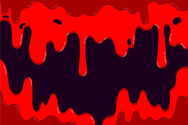 Free Vector hand drawn blood dripping background