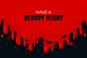 Free vector hand drawn blood dripping background