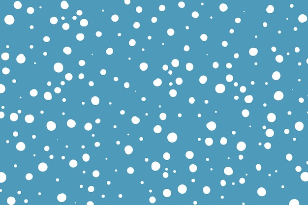 Free vector hand drawn blue dots background