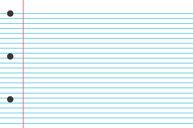 Free vector hand drawn blue lined paper background