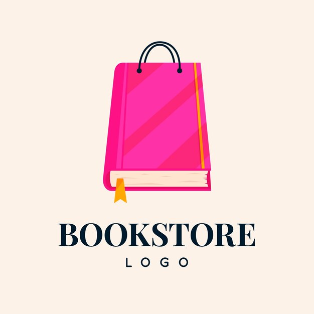 Hand drawn bookstore logo