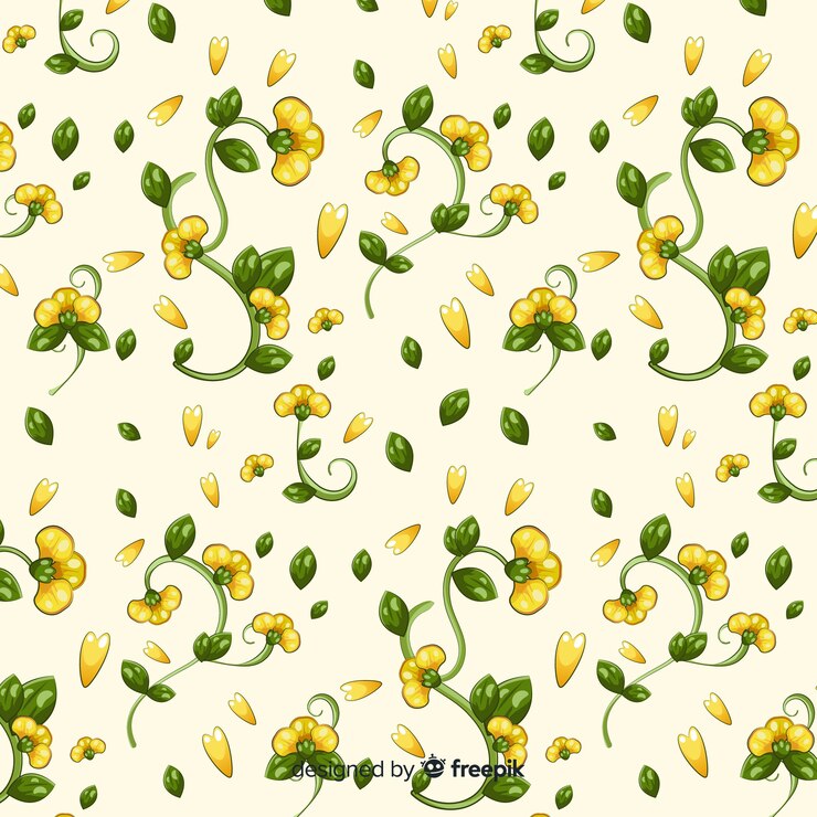 Free Vector hand drawn botanical background