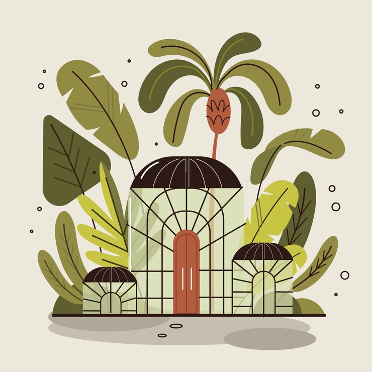 Free Vector hand drawn botanical garden illustration