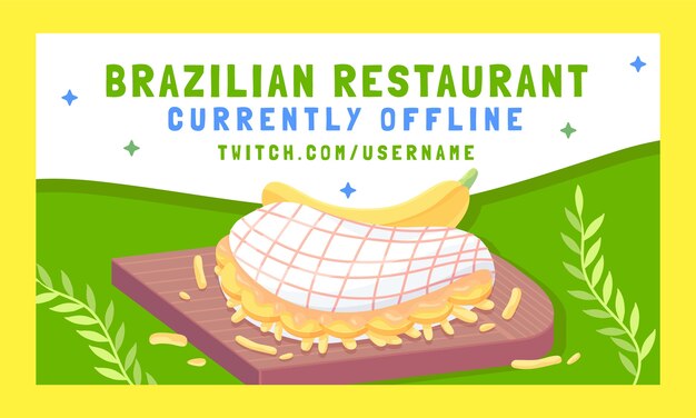 Ручной обращается бразильский ресторан дергаться фон