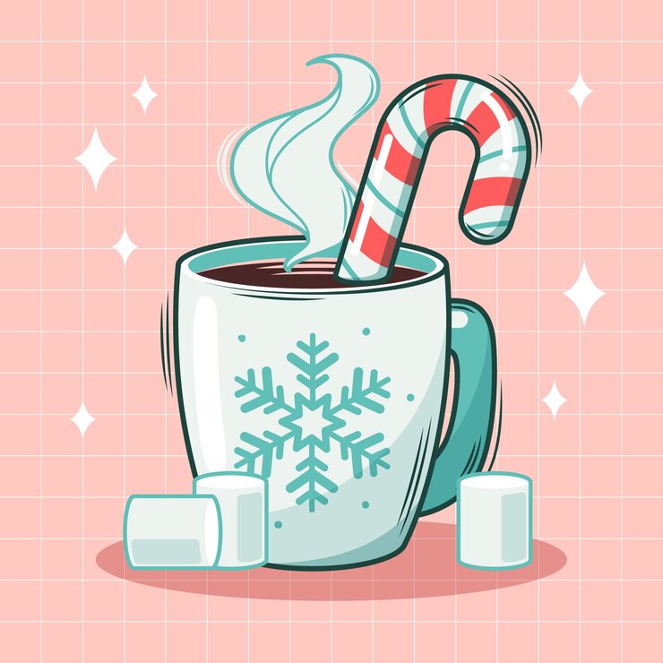 Free Vector hand drawn candy cane cartoon illustration