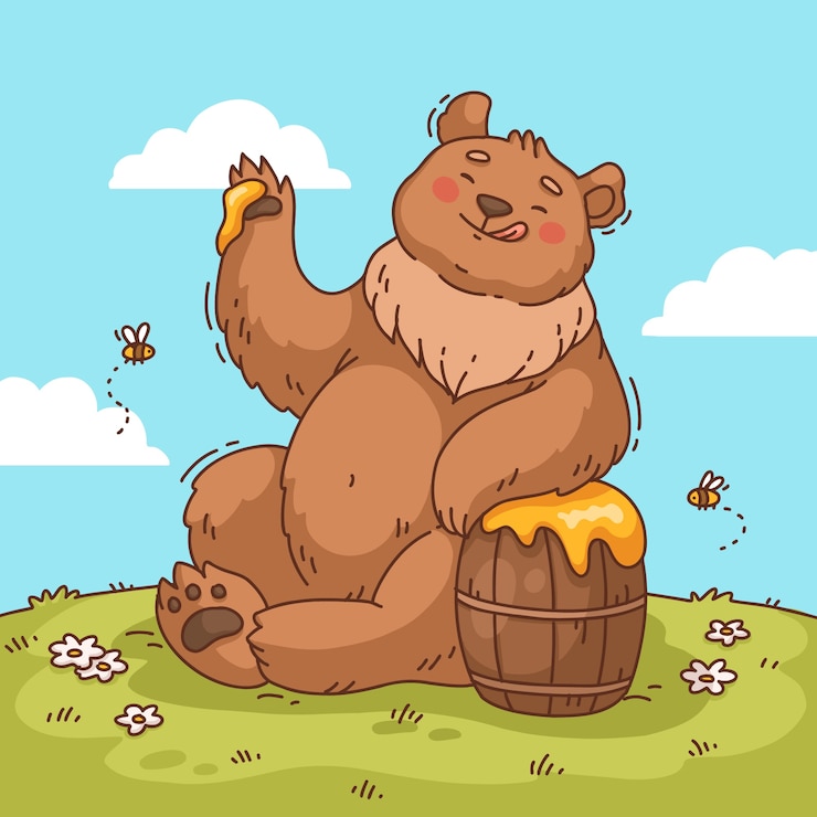 無料Vector 手描き漫画動物イラスト