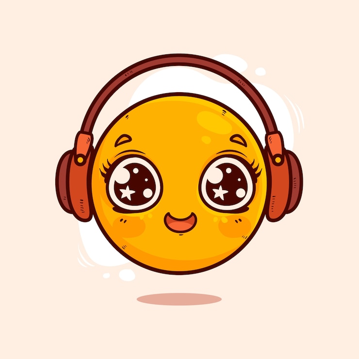 無料Vector 手描きの漫画のカラーリングイラスト