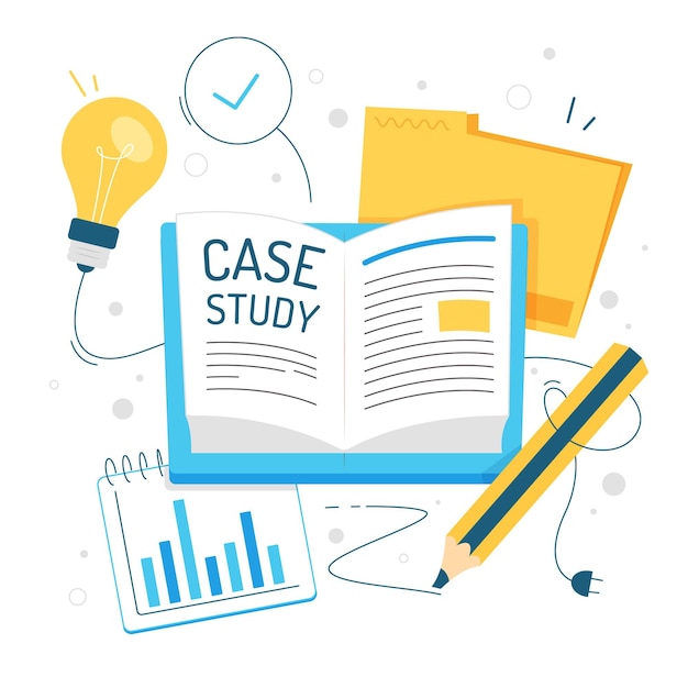 Hand Drawn Case Study Illustration