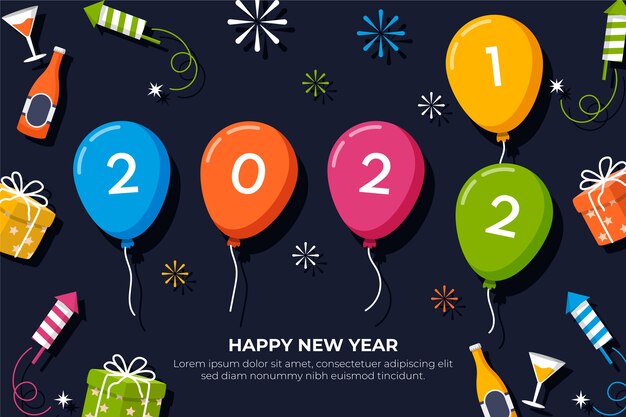 Free vector hand drawn changing year illustration