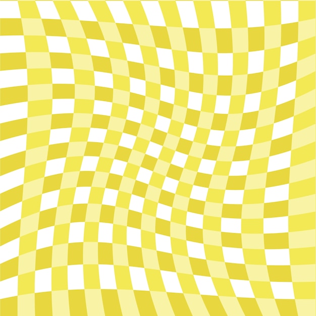 Free Vector hand drawn checkerboard pattern design