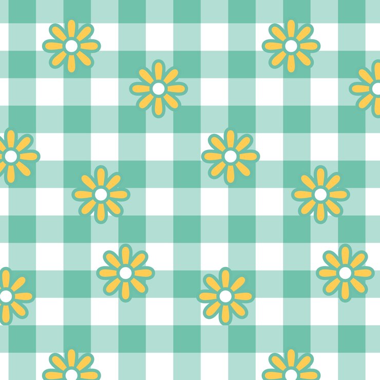 Free Vector hand drawn checkerboard pattern illustration