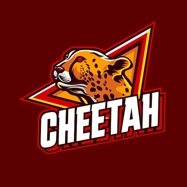 Hand drawn cheetah  logo