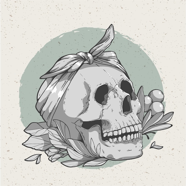 Free vector hand drawn chicano tattoo illustration