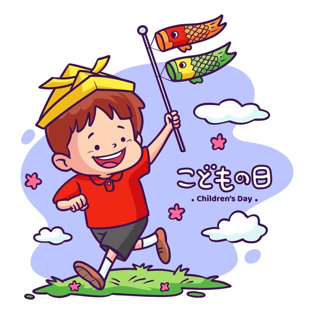手描きの子供の日イラスト