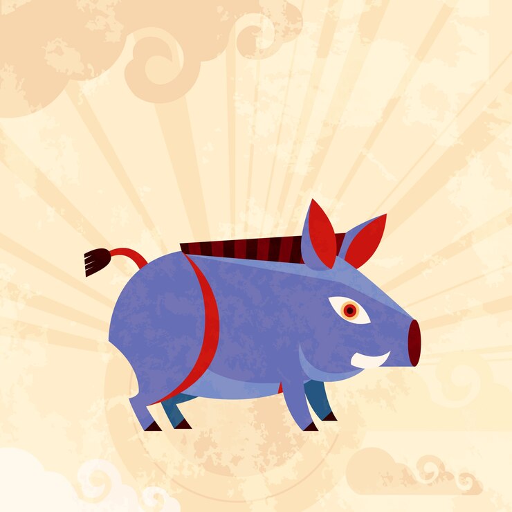 Free Vector hand drawn chinese zodiac animals illustration