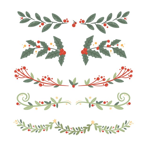 手描きクリスマス装飾コレクション