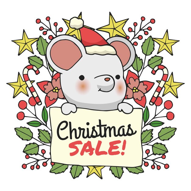 Hand drawn christmas sale