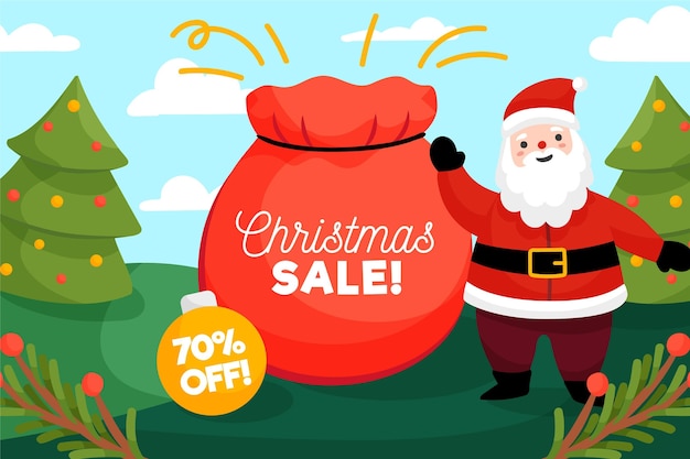 Hand drawn christmas sale