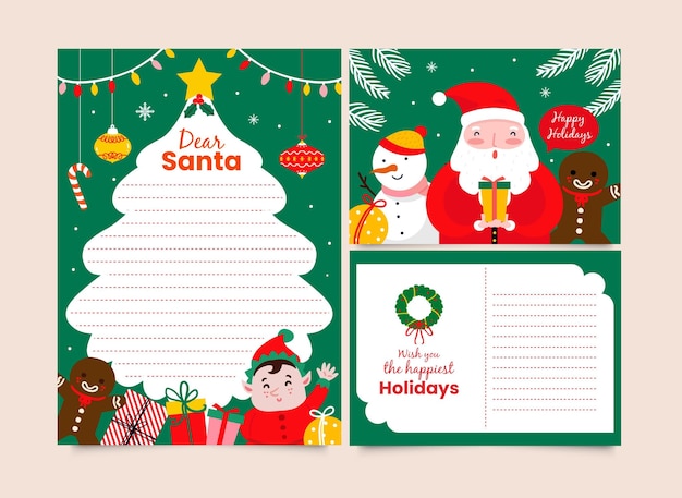 Christmas Photo Book Template  Stationery Templates ~ Creative Market