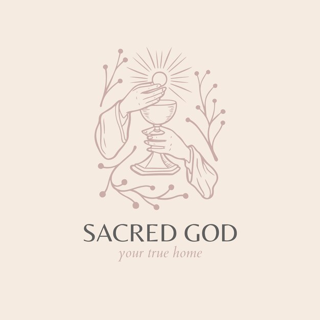 Hand drawn church logo