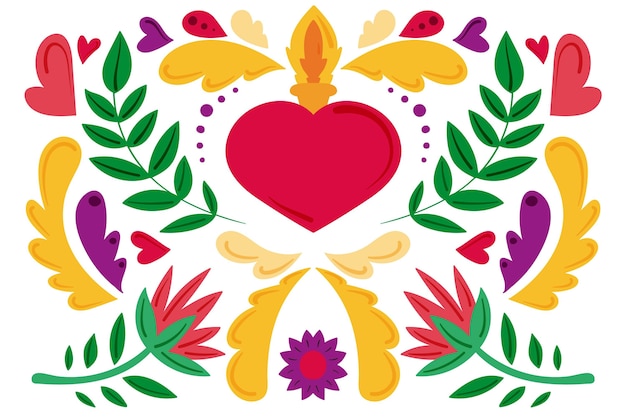 Free vector hand drawn cinco de mayo background