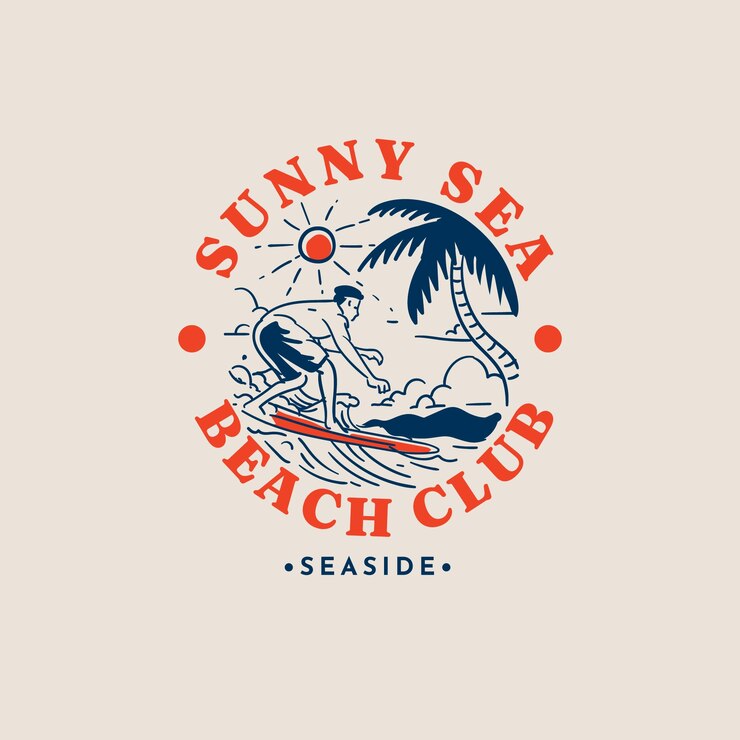 Free Vector hand drawn clothing logo template