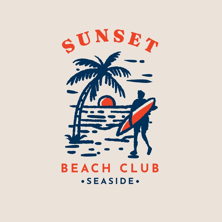 Free Vector hand drawn clothing logo template