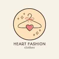 Free vector hand drawn clothing store design