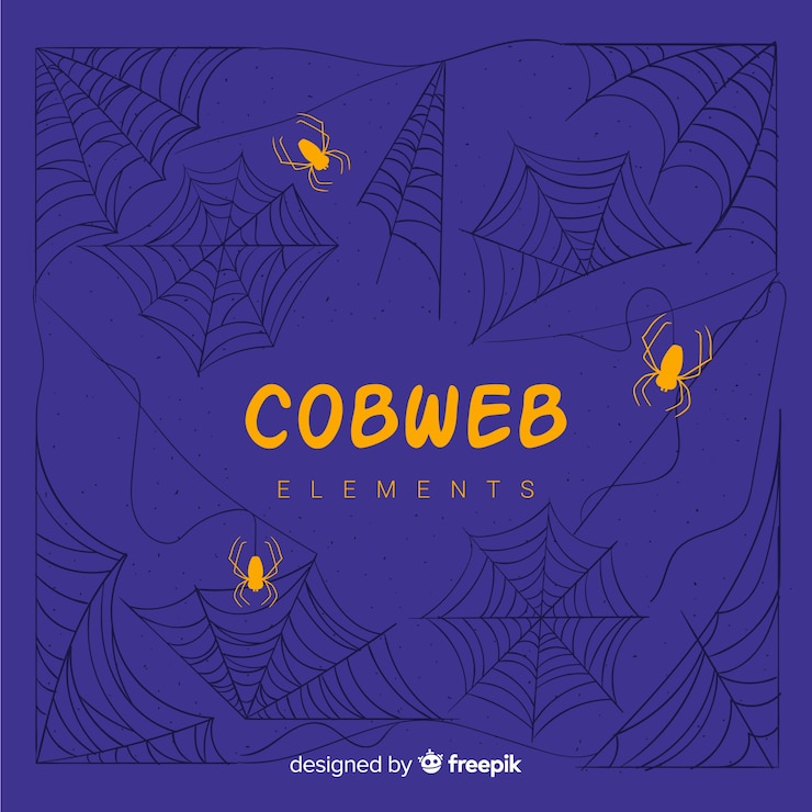 Free Vector hand drawn cobweb collection for halloween