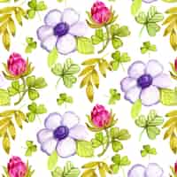 Free vector hand drawn colorful floral design