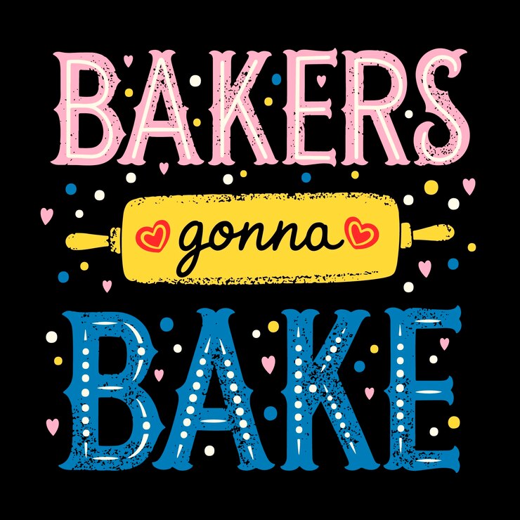 Free Vector hand drawn cooking lettering design