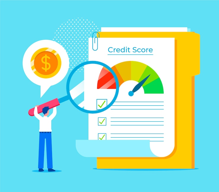 Free Vector hand drawn credit assessment concept