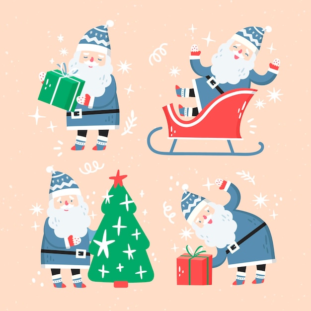 手描きのかわいいクリスマスコレクション