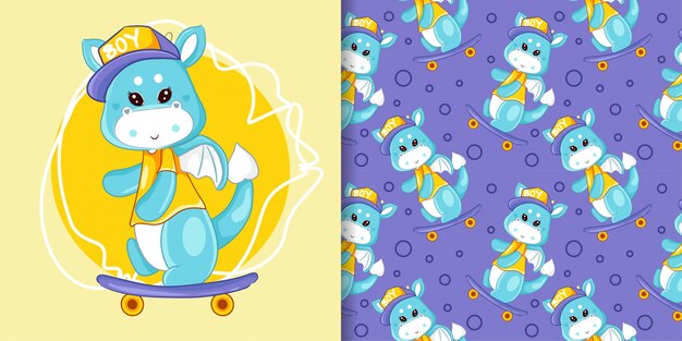かわいいパンダの女の子 星 そして月に適したベビーシャワー子供tシャツグラフィックデザイン 背景と壁紙とベクトル漫画のイラスト プレミアムベクター