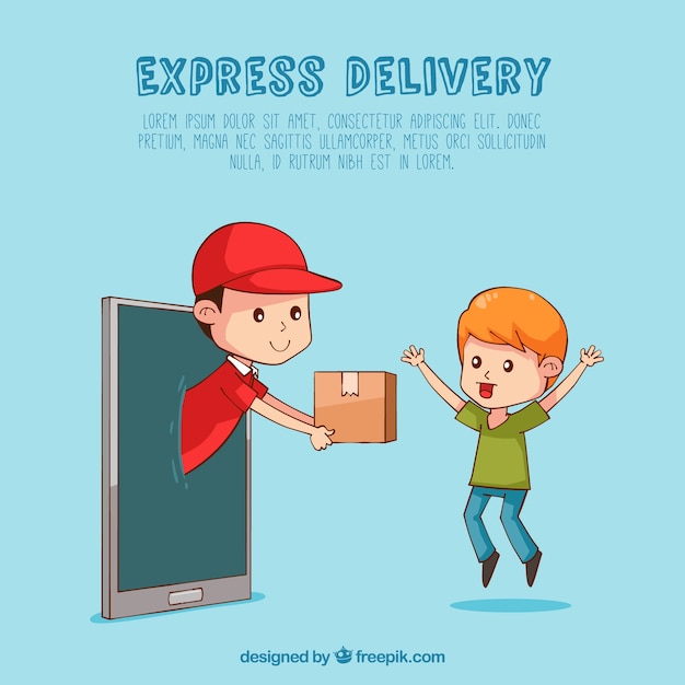 Download Free Free Delivery Boy Images Freepik Use our free logo maker to create a logo and build your brand. Put your logo on business cards, promotional products, or your website for brand visibility.