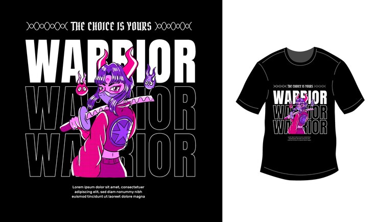 무료 Vector streetwear 일러스트레이션을 위한 손으로 그린 디자인