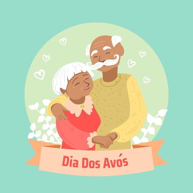 Illustrazione disegnata a mano dia dos avos