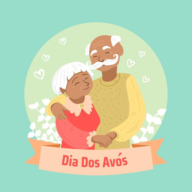 Hand drawn dia dos avos illustration