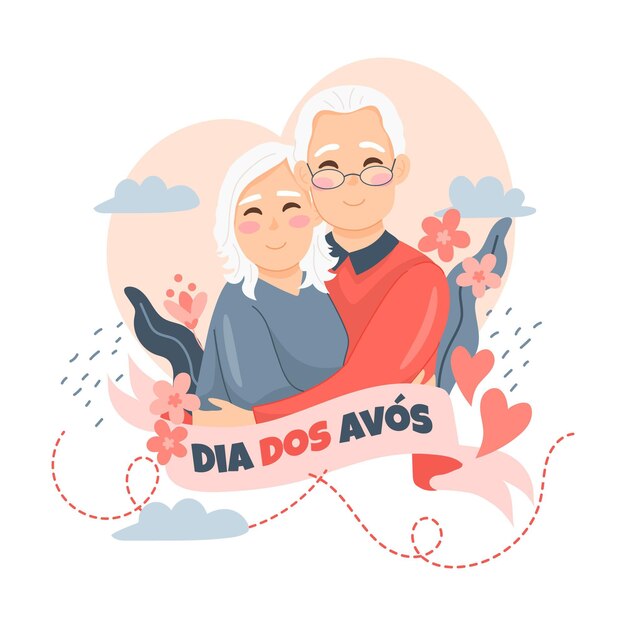 Free vector hand drawn dia dos avos illustration