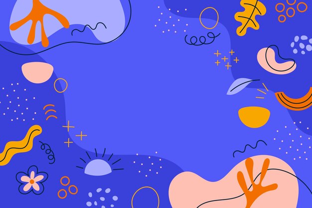 Hand drawn doodle background