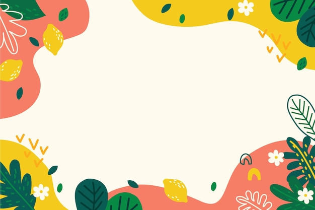 Hand drawn doodle background